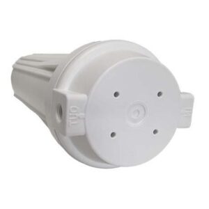 Carcaça Branca De 10" De Altura - Conexão De 1/4"